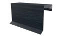 Планка торцевая фальц 65x97 мм, Морион 3D