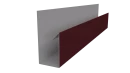 Планка П-образная 30x20x2000 мм, 3005 винно-красный глянцевый