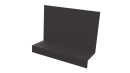 Примыкание боковое фальц 25x65x130 мм, 8019 серо-коричневый матовый