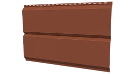 Л-брус 264/240x0,4 мм, 8004 медно-коричневый глянцевый
