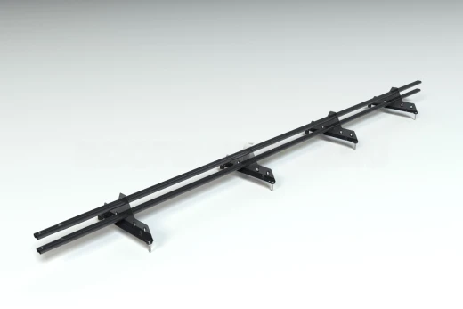 Снегозадержатель PROMO ZN 40x20 (овал) 3,0м Ral 9005 черный янтарь