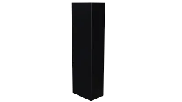 Стойка 40x60x40 мм, 9005 черный янтарь глянцевый