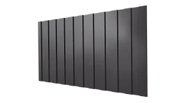 Профнастил С8 1200/1150x0,4 мм, 8019 серо-коричневый глянцевый