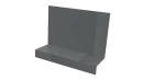 Примыкание боковое фальц 25x65x130 мм, цинк