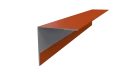 Планка угла наружного 50x50x2000 мм, 2004 оранжевый глянцевый