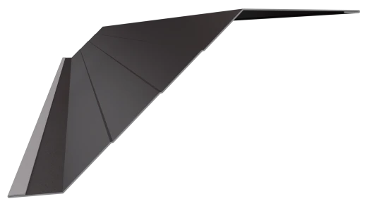 Ламель Юкка 110x0,45 мм, 8019 серо-коричневый глянцевый