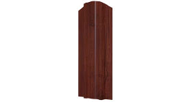 Штакетник Евротрапеция 117x0,45 мм, Antique wood