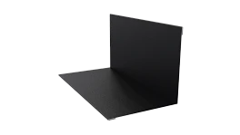Угол внутренний 100x100x2000 мм, 9005 черный янтарь матовый