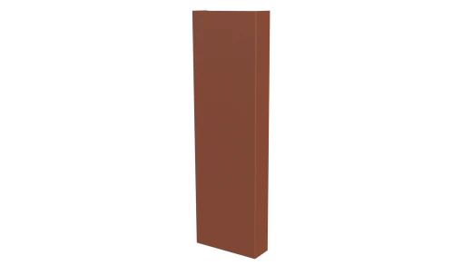 Декоративная накладка 20x60x20 мм, 8004 медно-коричневый матовый