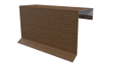 Планка торцевая фальц 65x97 мм, Дуб Сантана 3D