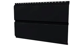 Л-брус 264/240x0,4 мм, 9005 черный янтарь глянцевый