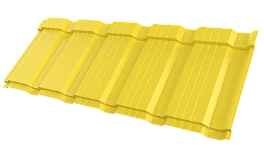 Профиль Пегас 1195/1130x0,45 мм, 1018 цинково-жёлтый глянцевый