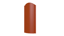 Штакетник Европланка 126x0,5 мм, 2004 оранжевый глянцевый